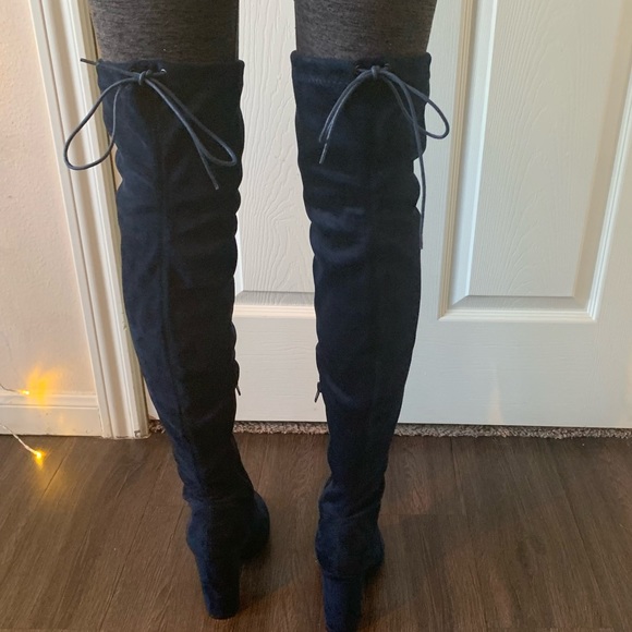 SOLD❌Suede Over-the-Knee Boots - Picture 4 of 6